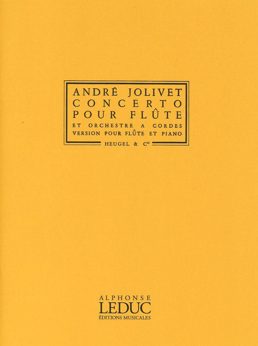 ジョリヴェ:フルート協奏曲