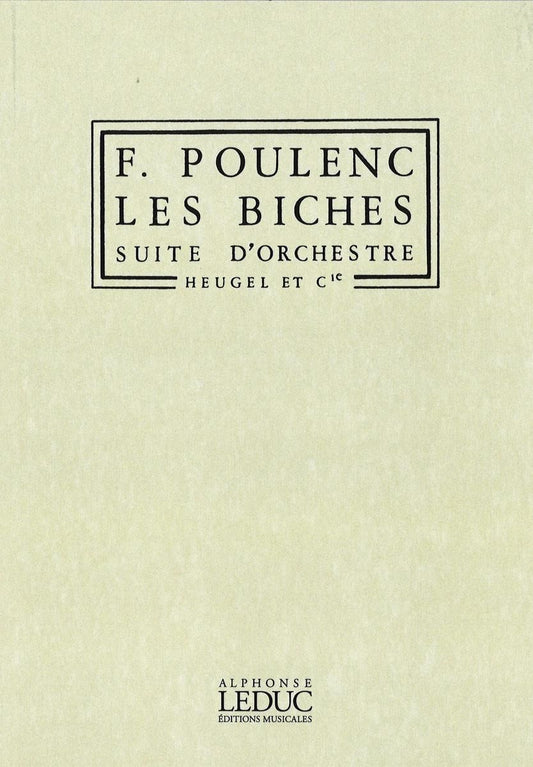 プーランク:バレエ音楽「牝鹿」 組曲