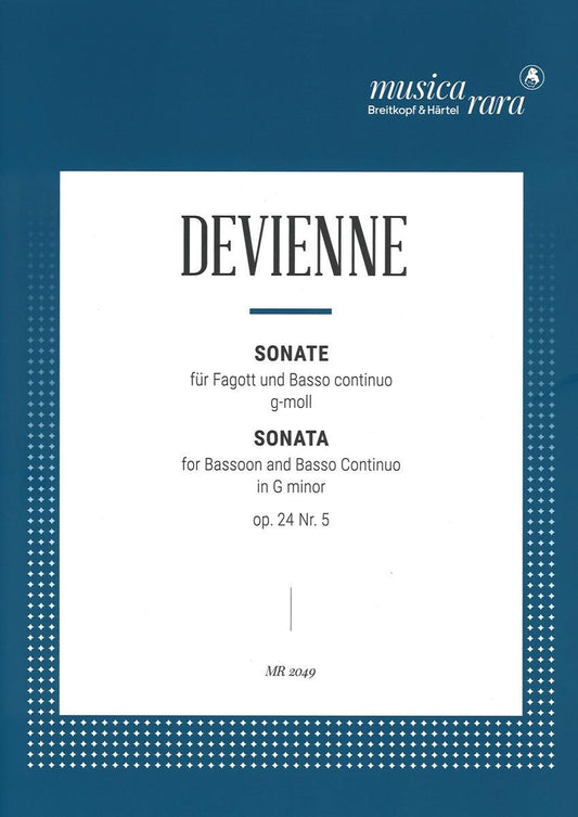 ドヴィエンヌ:ソナタ ト短調 op. 24 Nr. 5