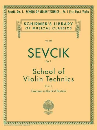 セヴシック(シェフチーク):ヴァイオリン技巧教本 op. 1 - 1