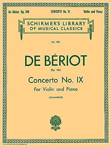 ベリオ:ヴァイオリン協奏曲 第9番 イ短調 op. 104