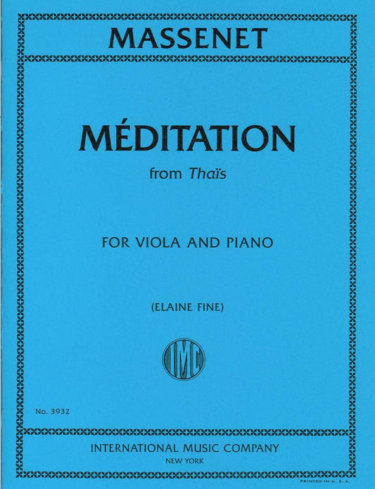 マスネ:タイース(タイス)の瞑想曲(歌劇「タイス」より)