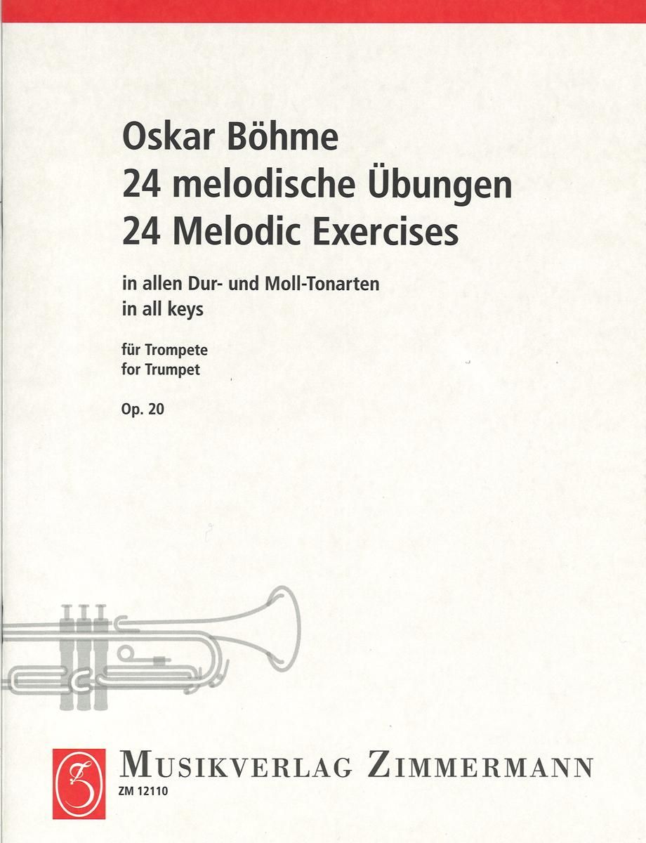 ベーメ:すべての長調・短調による 24の旋律練習曲 op. 20