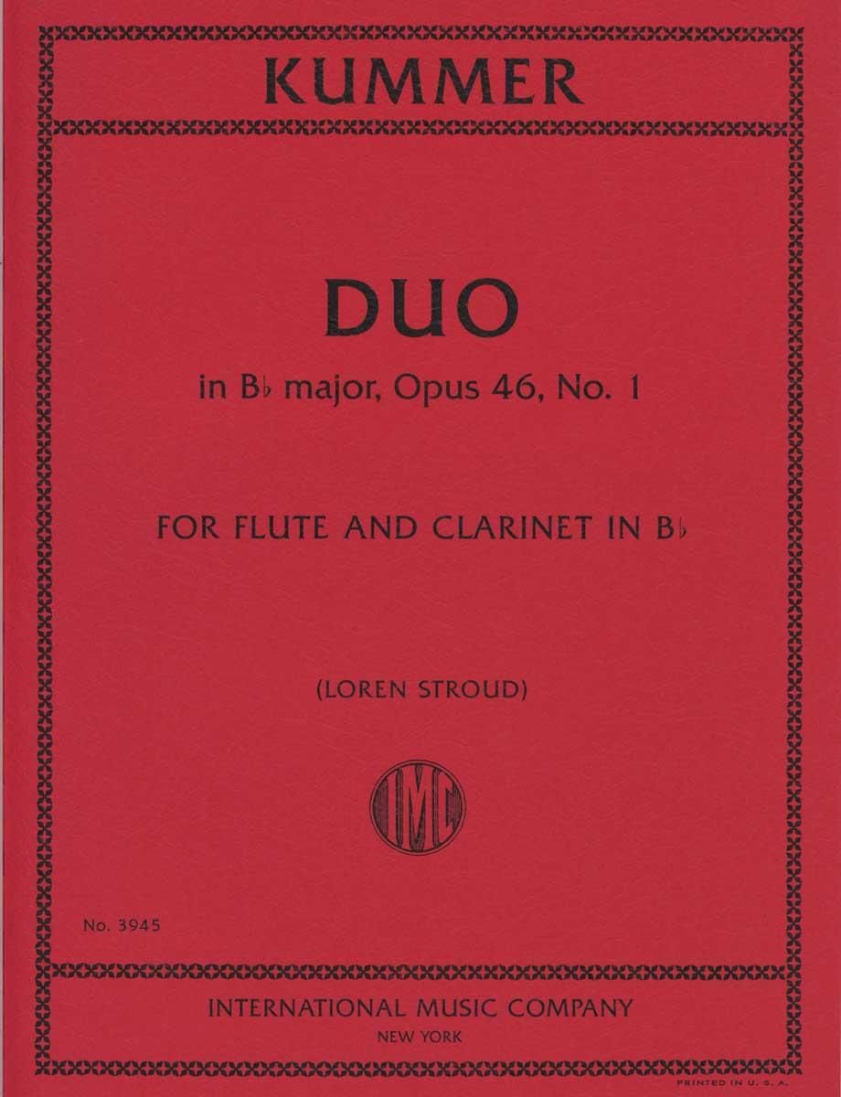 クンマー:二重奏曲 変ロ長調 op. 46 - 1