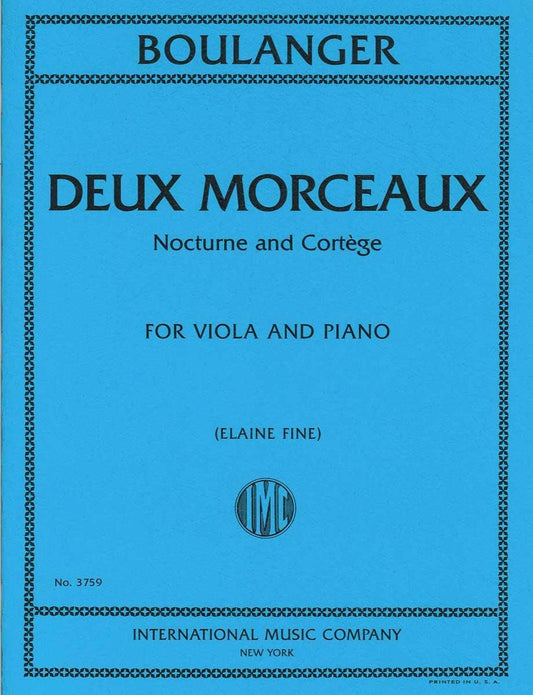 ブーランジェ:2つの 小品