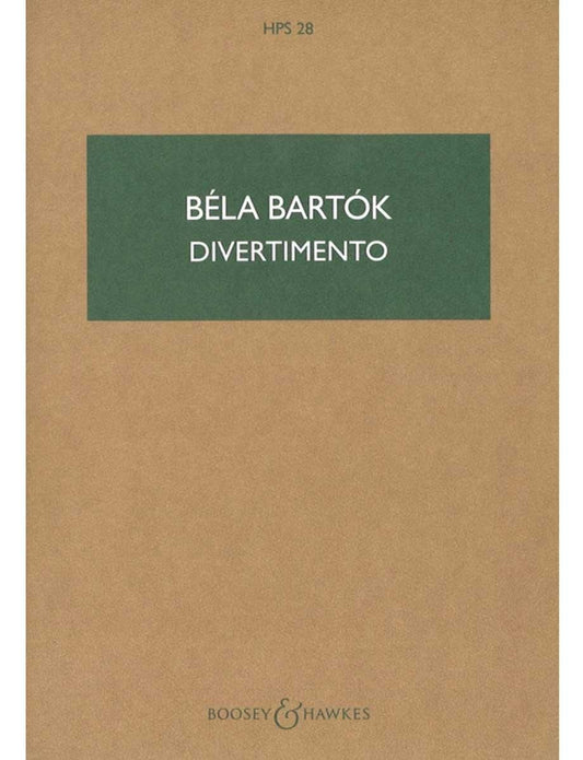 バルトーク:弦楽のための ディヴェルティメント