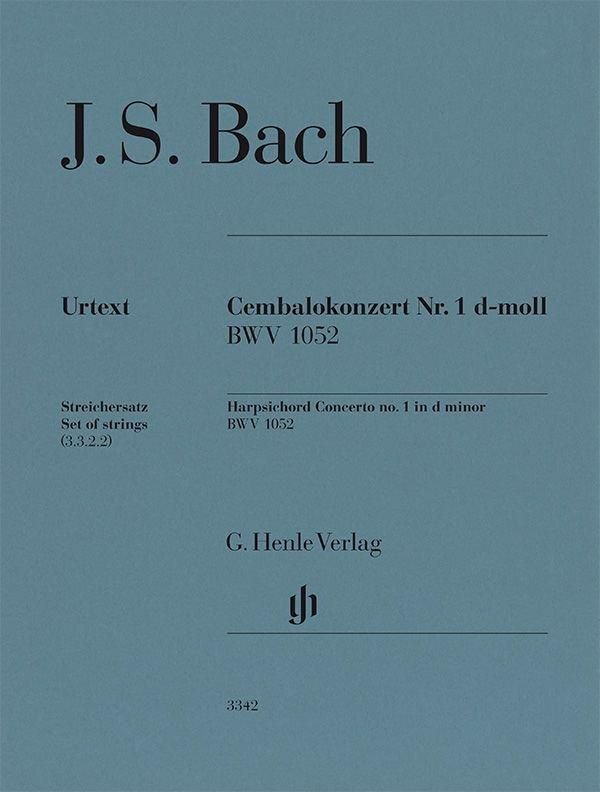 バッハ:チェンバロ協奏曲 第1番 BWV 1052 パート譜