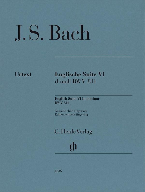 バッハ:《イギリス組曲 第6番 ニ短調 BWV 811》