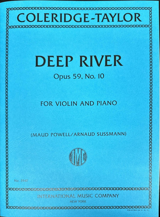 コールリッジ=テイラー:《ディープ・リバー Op.59-10》