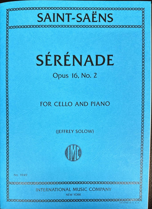 サン=サーンス:《セレナード Op.16-2》