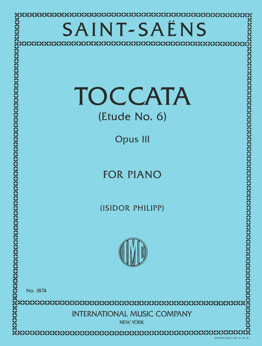サン=サーンス:トッカータ (練習曲 第6番) op.111(ピアノ独奏)