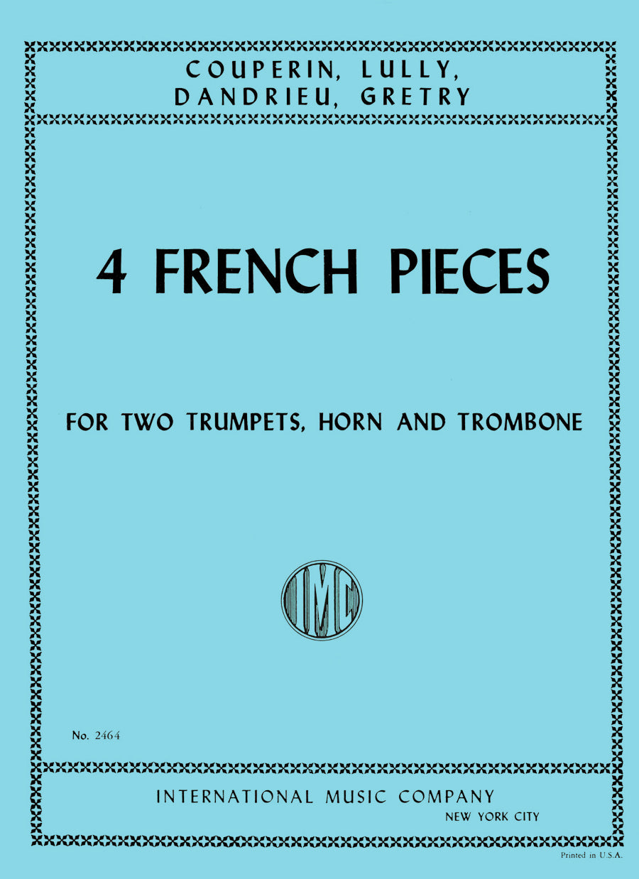 複数作曲家:4つの フランス 小品集(金管四重奏)