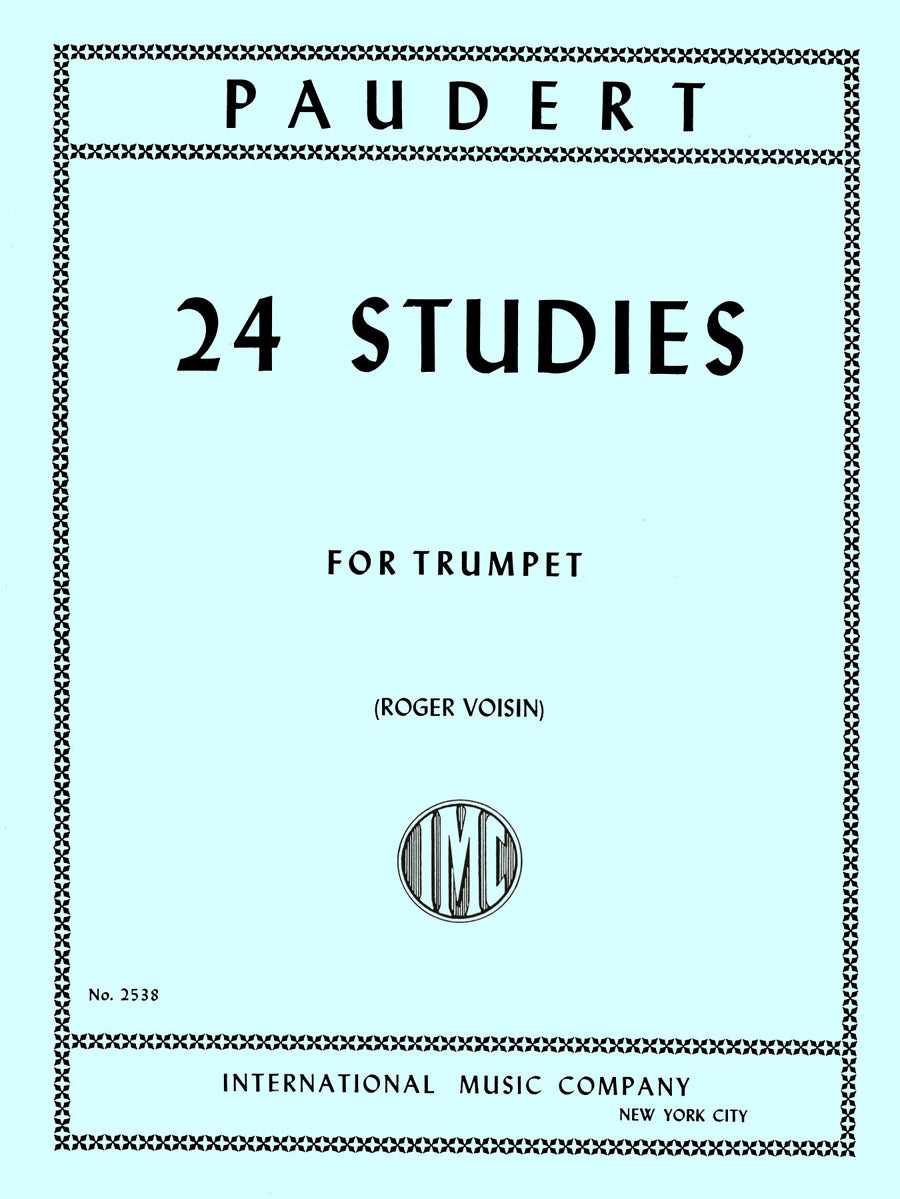 パウデルト:24 練習曲集(トランペット独奏)