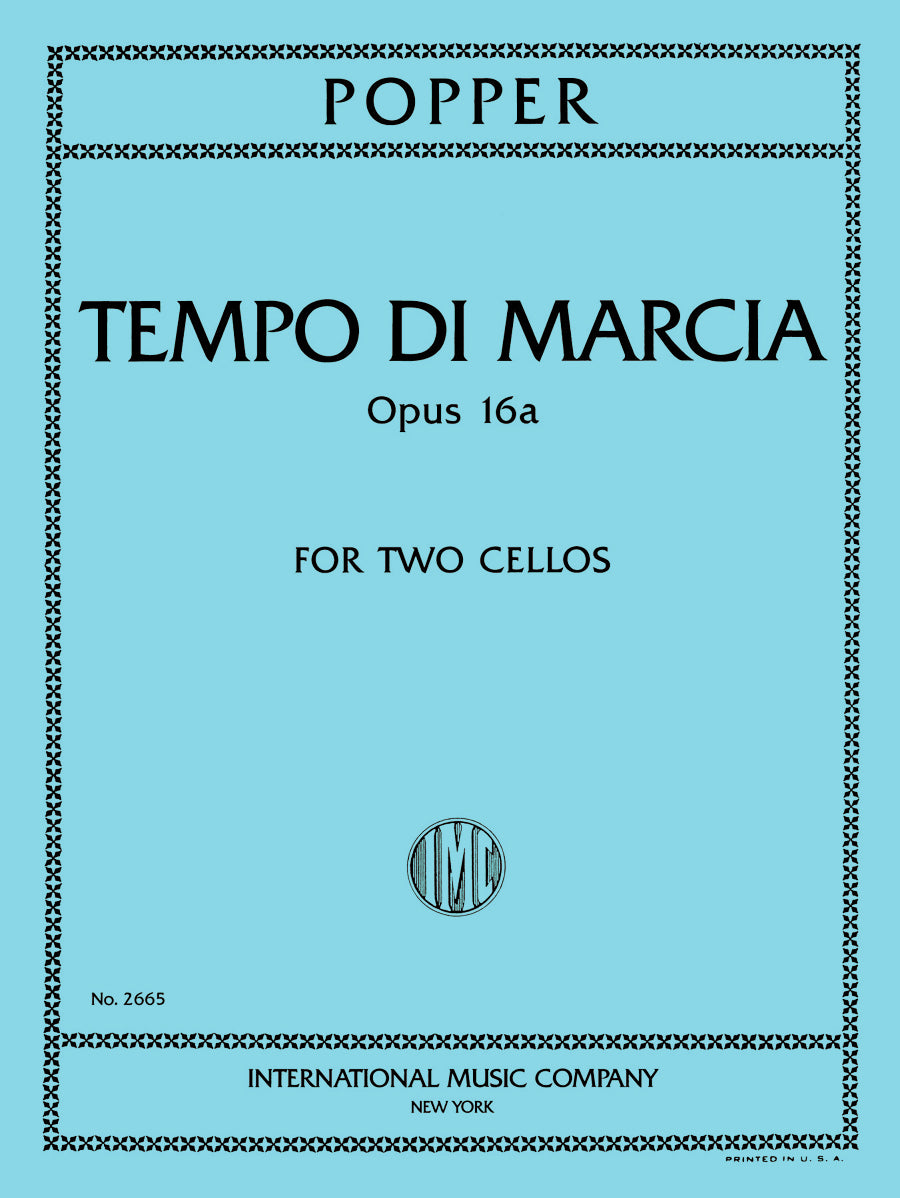 ポッパー:テンポ・ディ・マリカ op.16a(2本のチェロ)