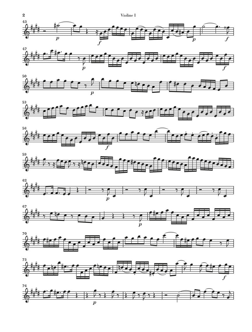 バッハ:チェンバロ協奏曲 第2番 ホ長調 BWV1053(弦楽セット 3.3.2.2)