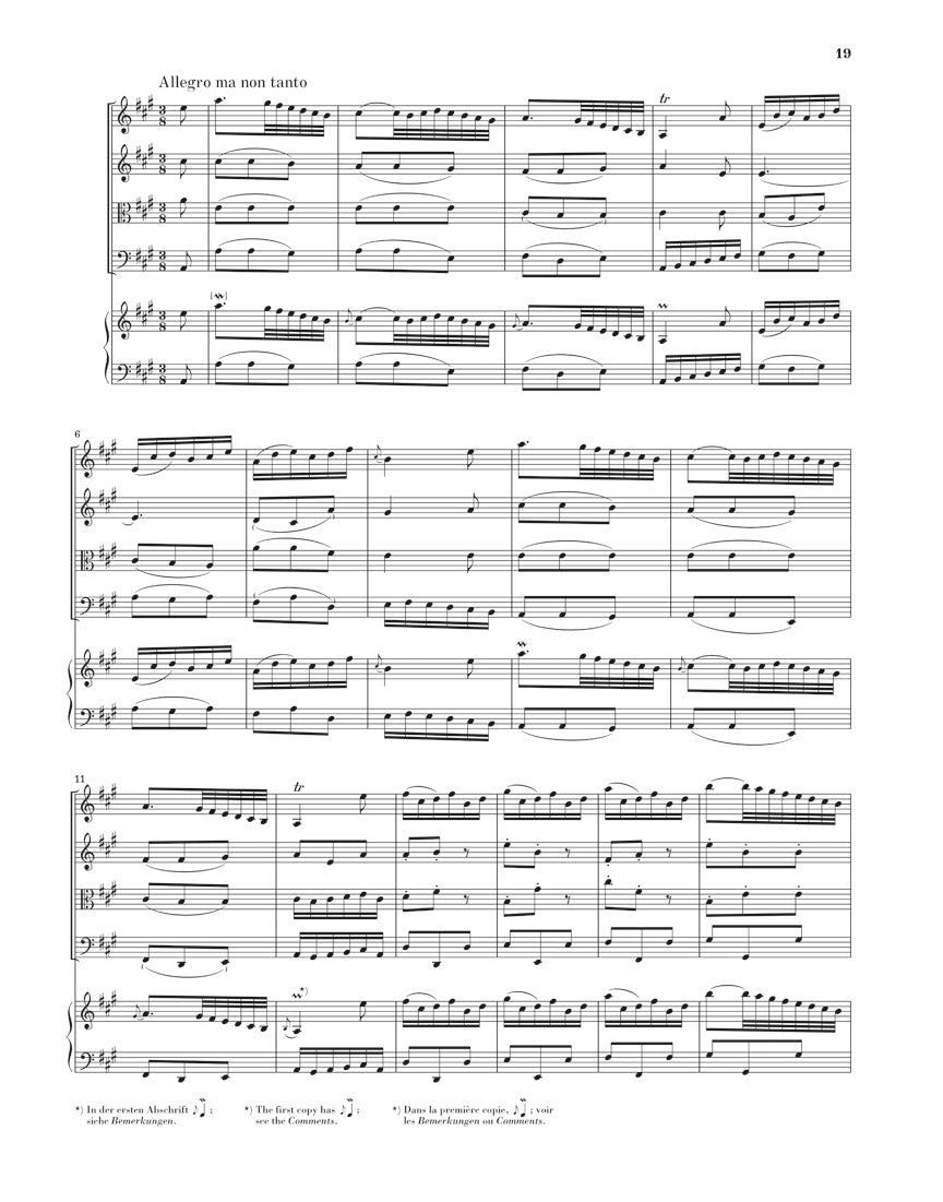 バッハ:チェンバロ協奏曲 第4番 イ長調 BWV 1055