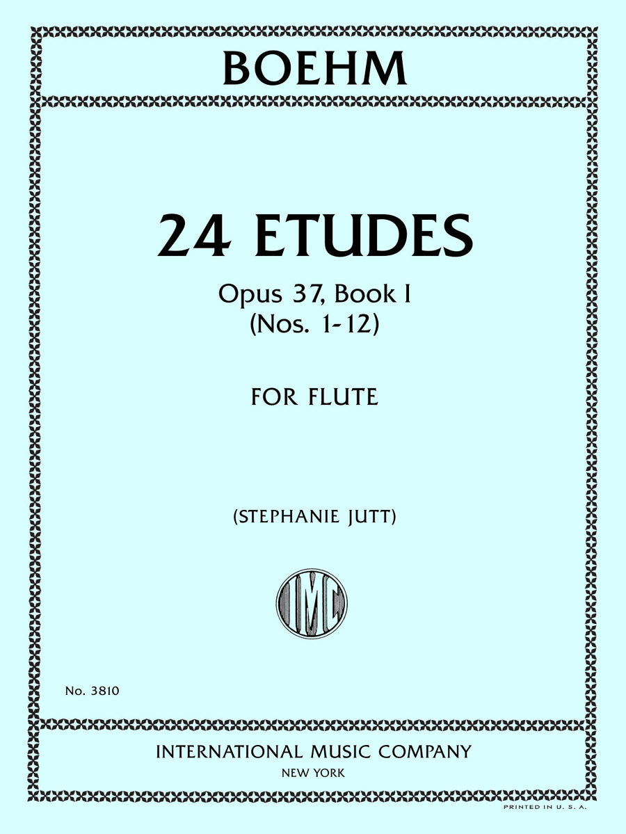 ベーム:24 練習曲集, op. 37, 第I巻(フルート独奏)