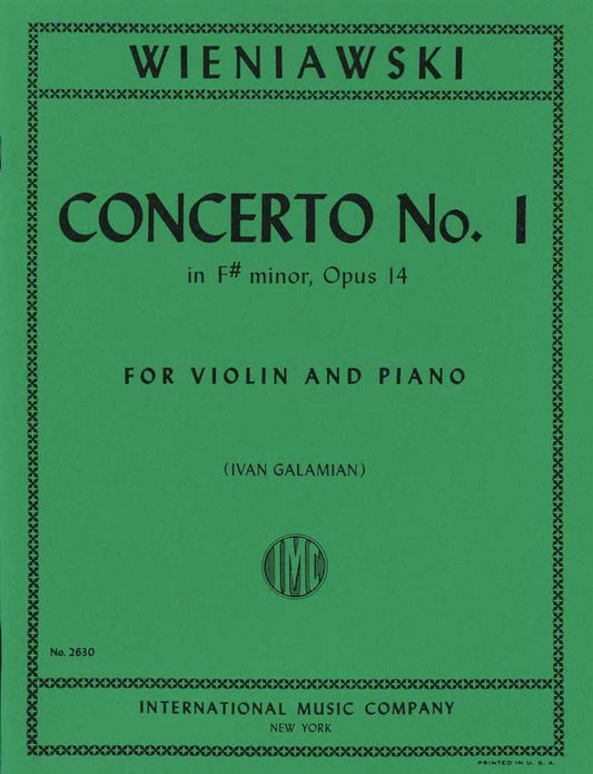 ヴィエニャフスキ:ヴァイオリン協奏曲 第1番 嬰へ短調 op. 14
