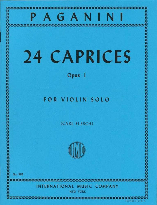 パガニーニ:24のカプリス op. 1