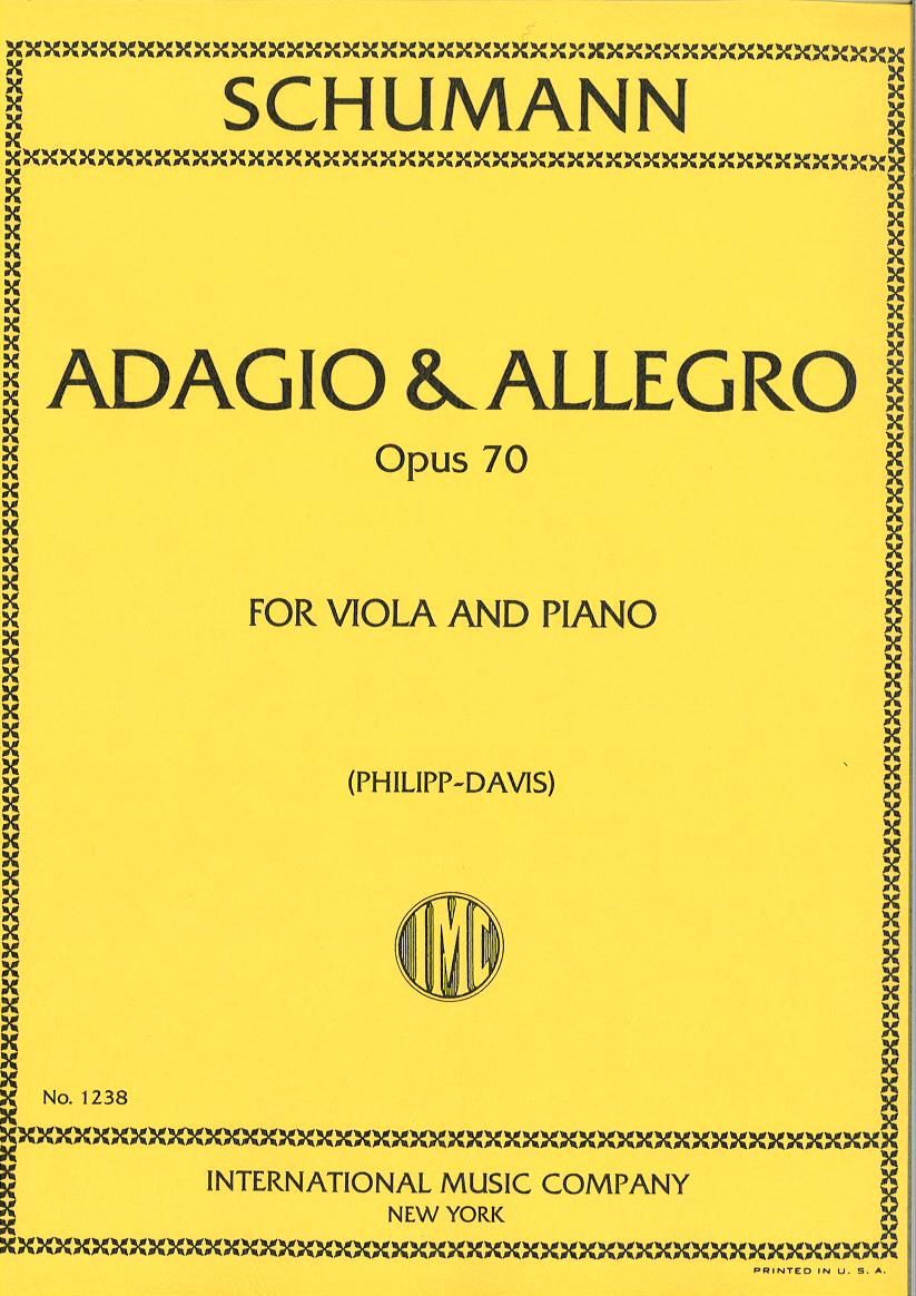 シューマン:アダージョとアレグロ op. 70