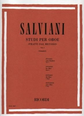 サルビアーニ:オーボエの為の練習曲集 第1巻