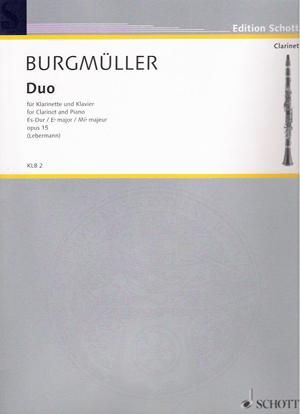 ブルクミュラー:二重奏曲 変ホ長調 op. 15