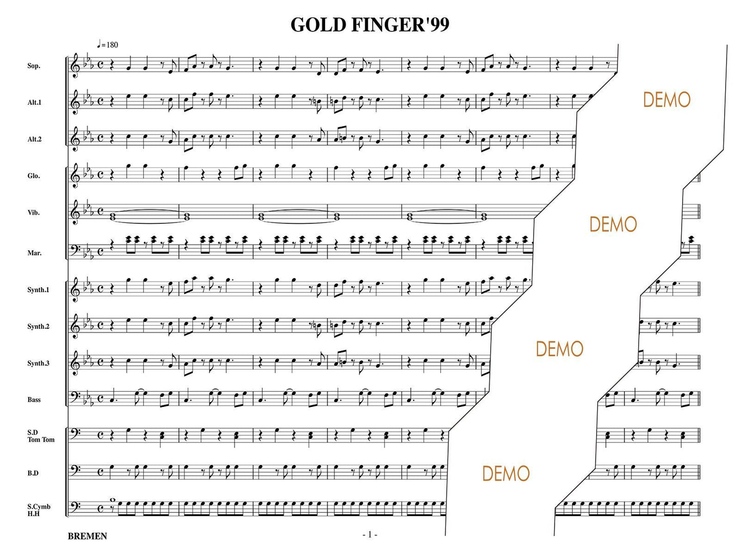 GOLD FINGER '99