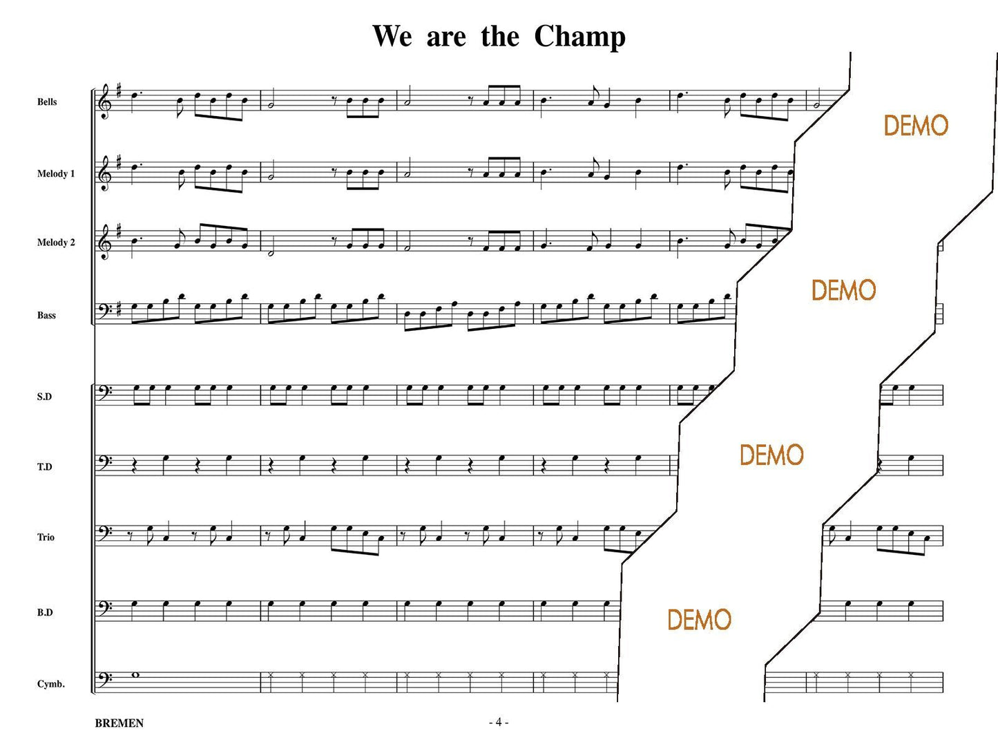 WE ARE THE CHAMP