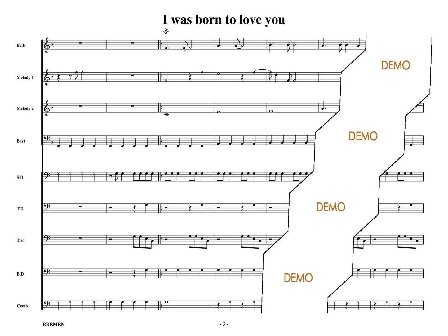 I was born to love you