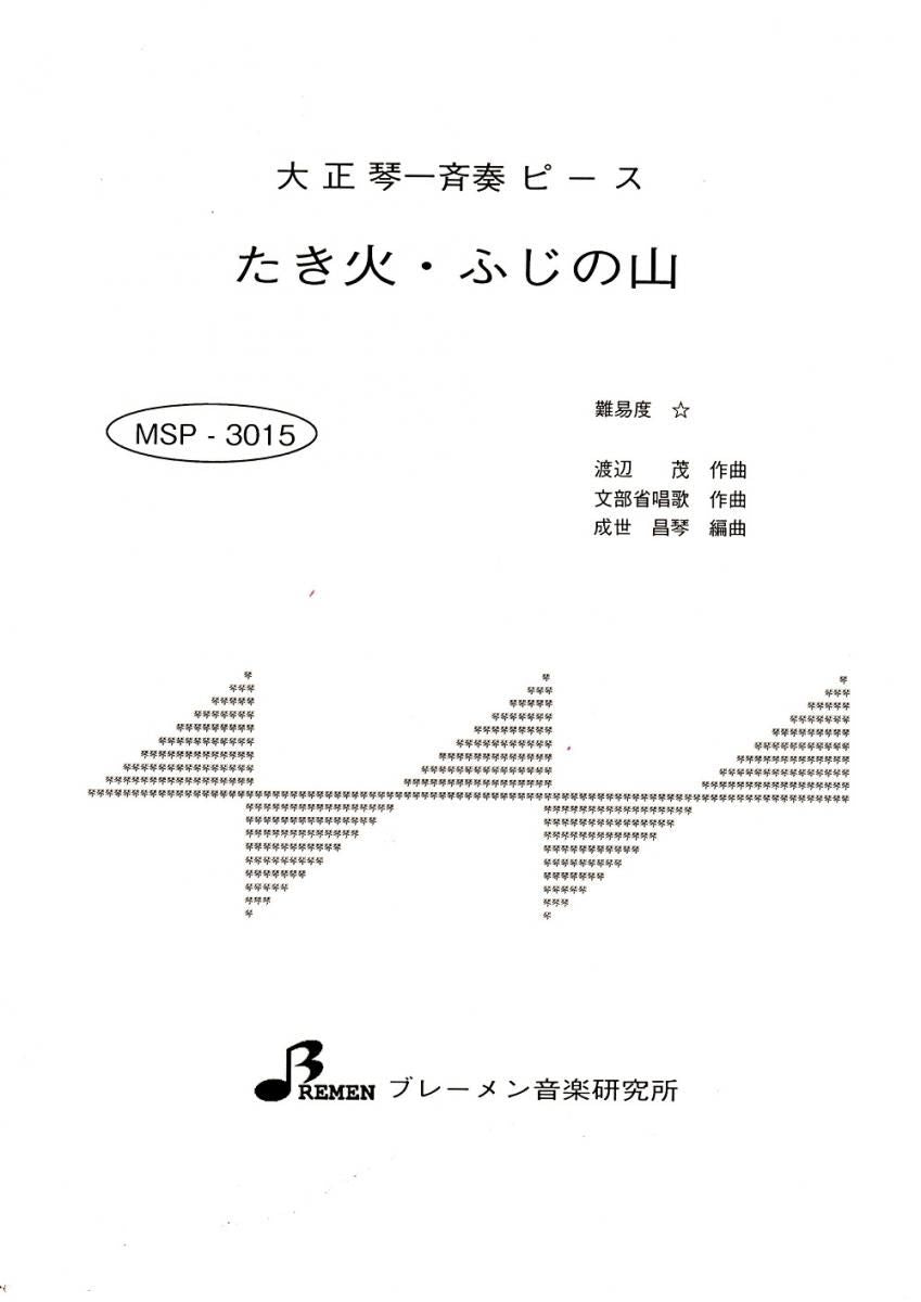 MSP-3015/たき火・ふじの山