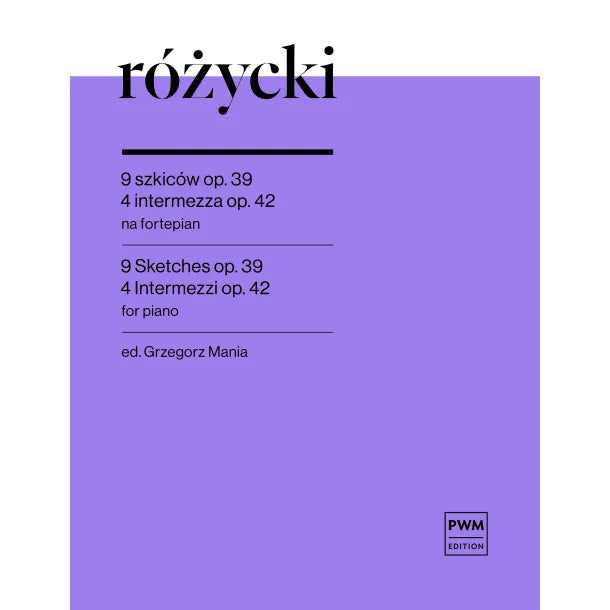 ルジツキ:9つのスケッチ op.39 と 4つの間奏曲 op.42