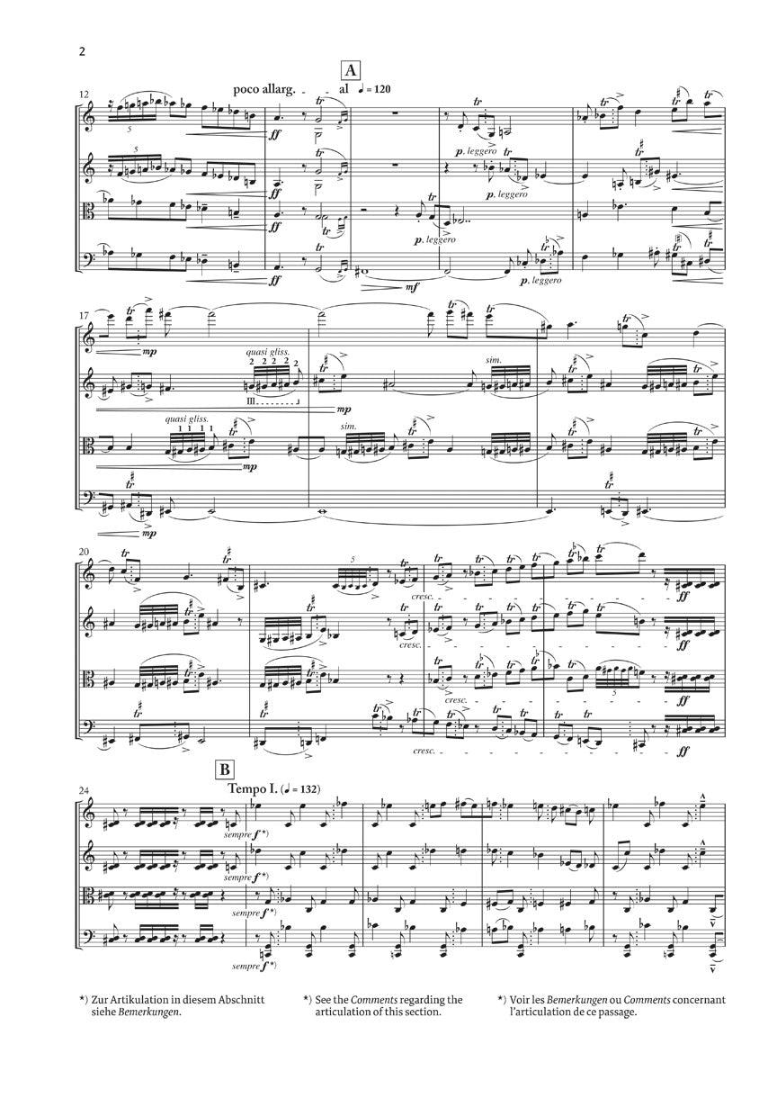 バルトーク:弦楽四重奏曲第5番 Sz.102 SE版