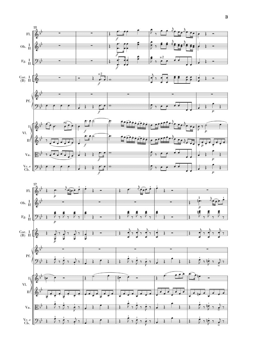 スコア/モーツァルト:ピアノ協奏曲 第27番 変ロ長調 K.595