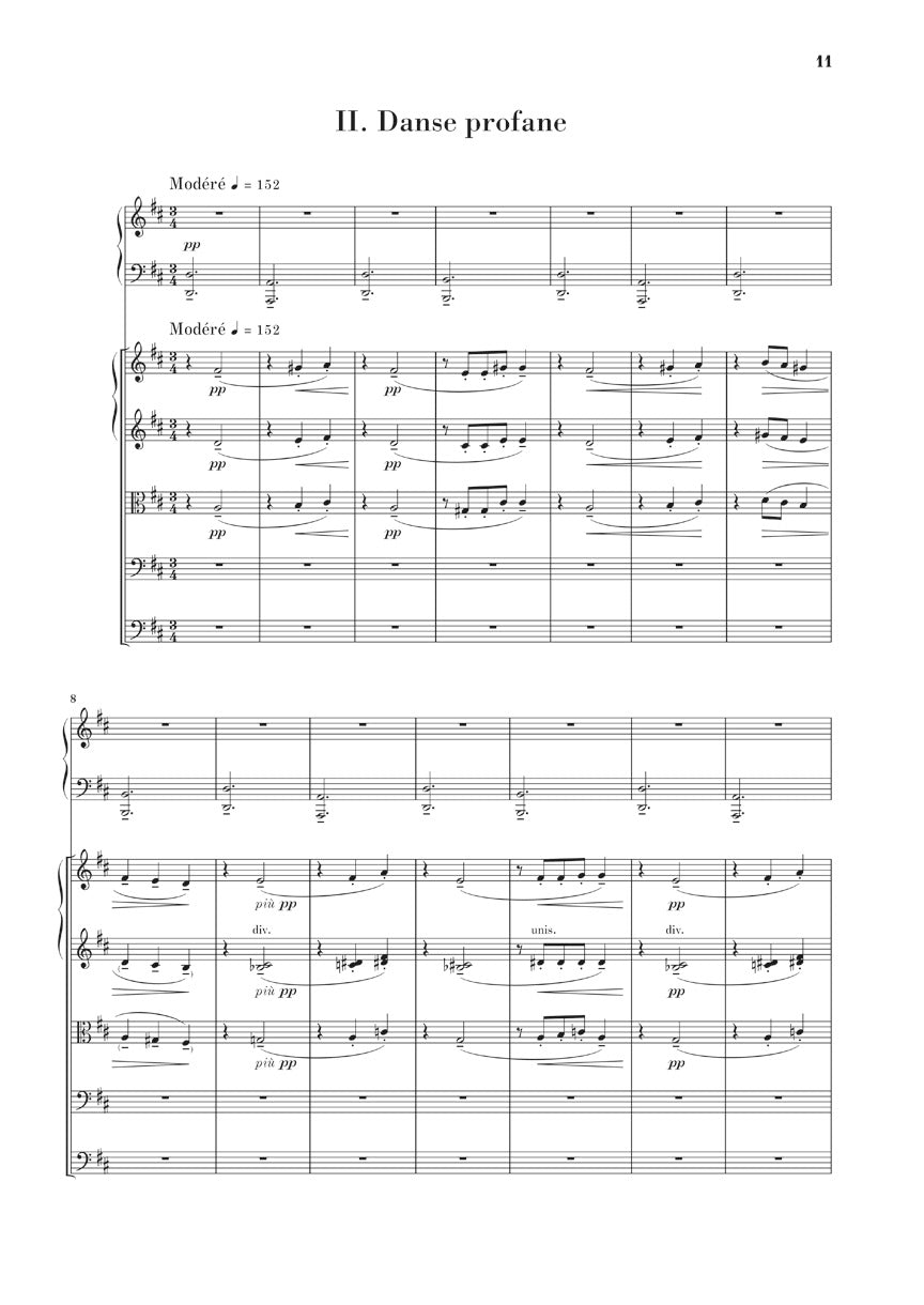 ドビュッシー:神聖な舞曲と世俗的な舞曲 - ハープと弦楽オーケストラのための