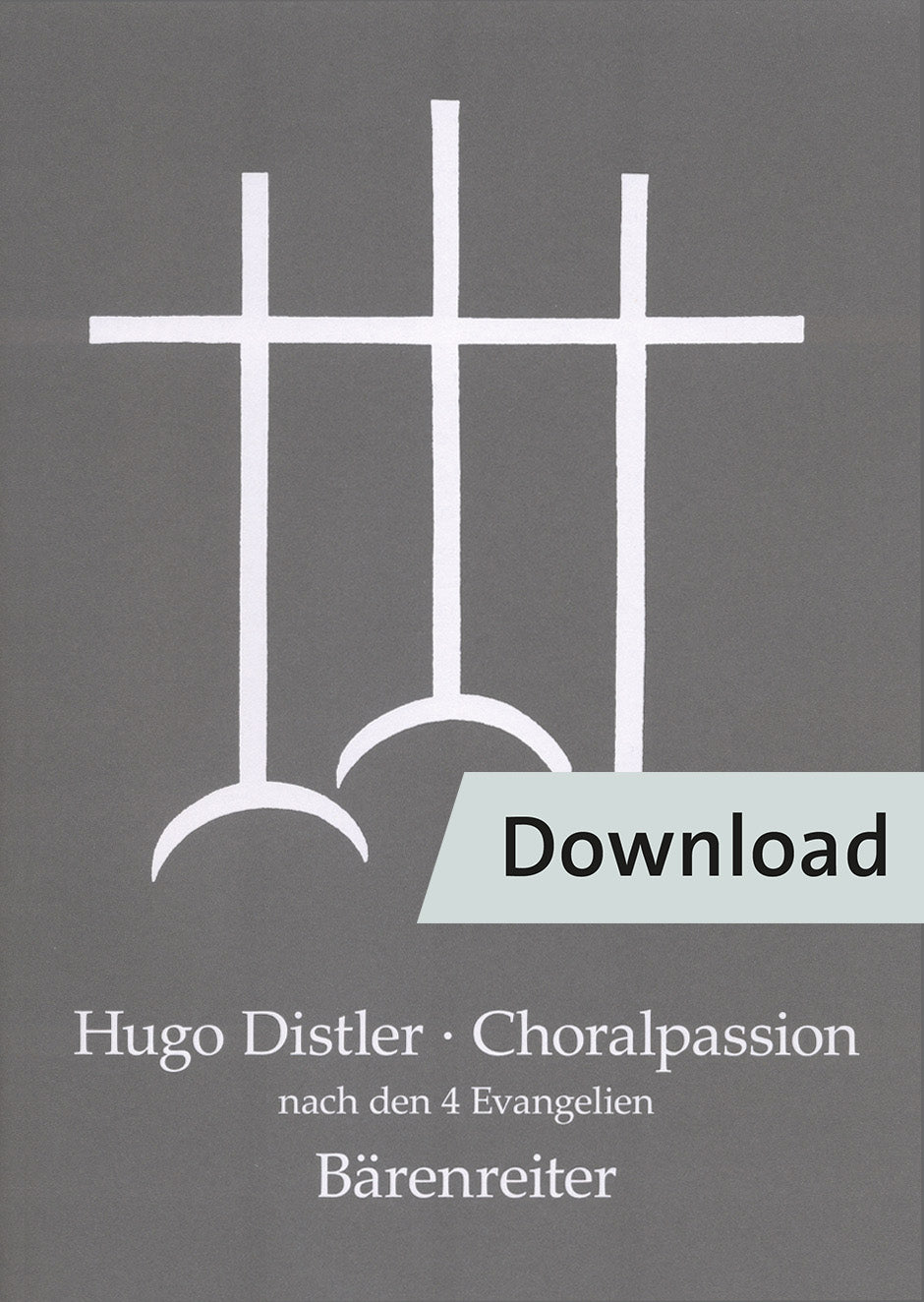 合唱/ディストラー:4つの福音書によるコラール受難曲 op. 7【デジタル版】