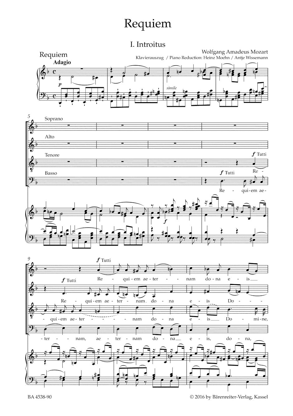 合唱/モーツァルト:レクイエム K. 626