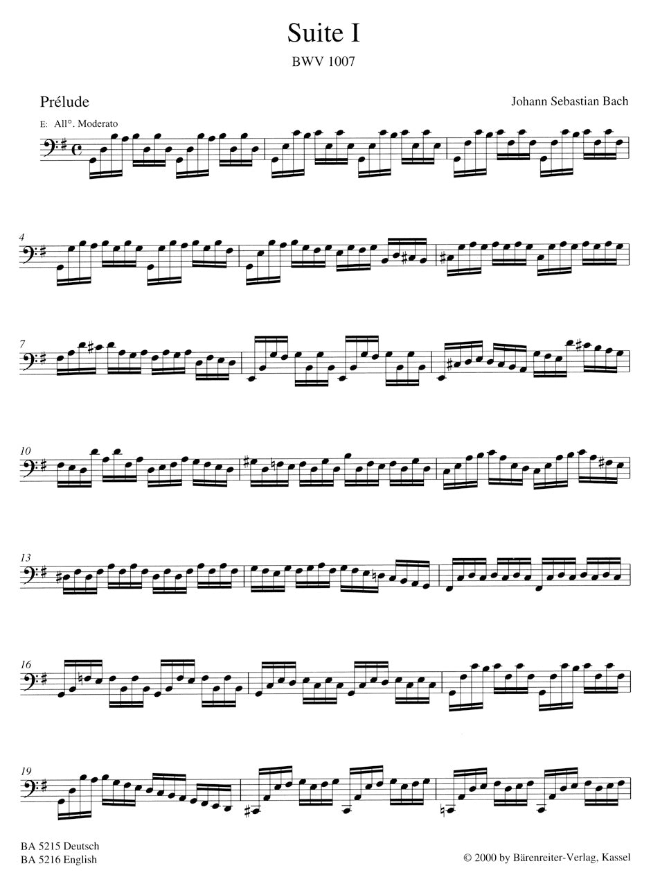チェロ/バッハ:無伴奏チェロ組曲 BWV 1007-1012