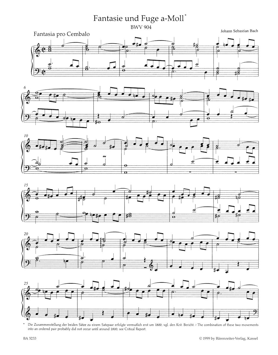 ピアノ/バッハ:クラヴィーア雑曲集 II BWV 904, 906, 923/951, 951a, 944, 946, 948-950, 952, 959, 961, 967