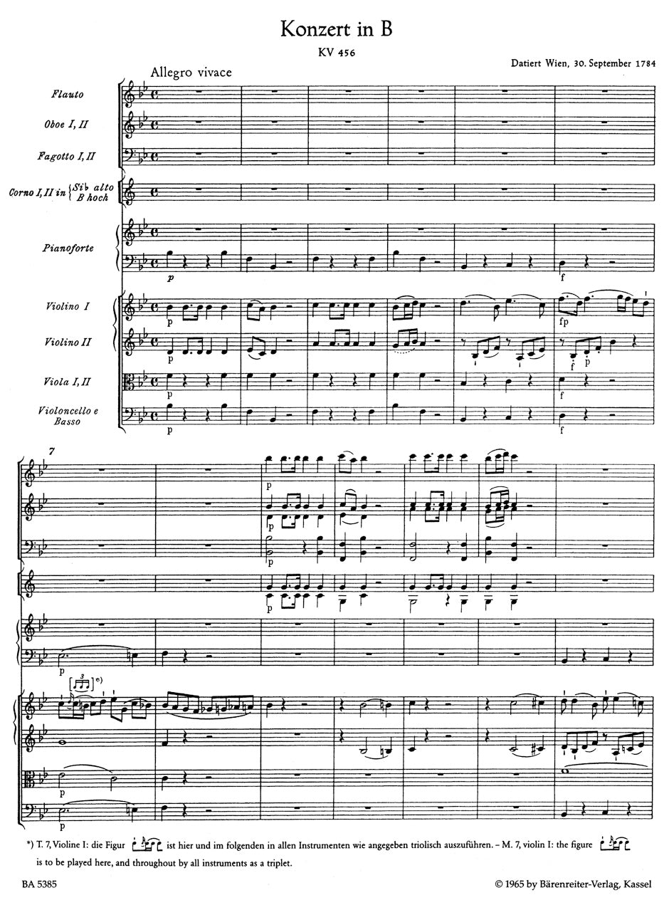 ピアノ/モーツァルト:ピアノ協奏曲 第18番 変ロ長調 K. 456