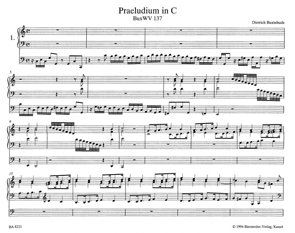 オルガン/ブクステフーデ:自由な様式によるオルガン作品集