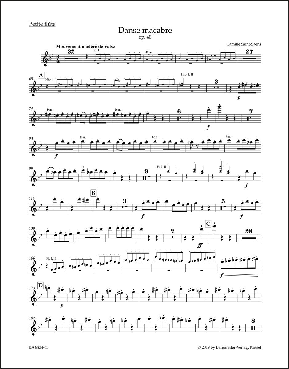 サン=サーンス:死の舞踏 op. 40