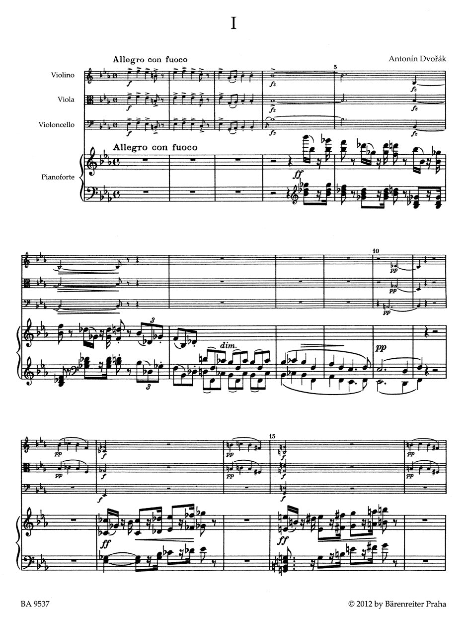 アンサンブル五重奏/ドヴォルザーク:ピアノ四重奏曲 変ホ長調 作品87