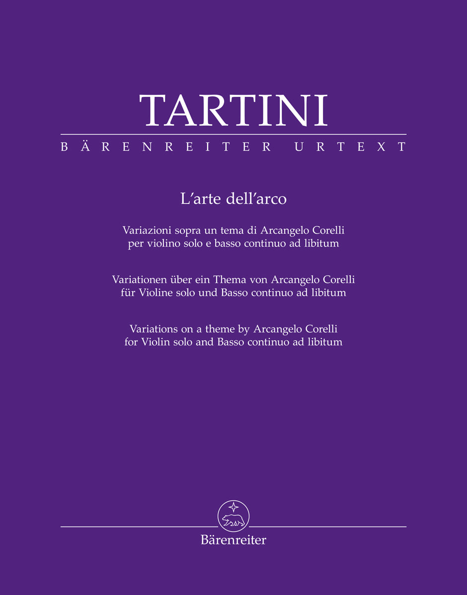 ヴァイオリン／タルティーニ：弓技法 Larte dellarco – BREMEN MUSIC SHOP