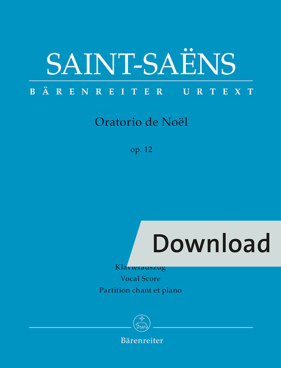 声楽/サン=サーンス:クリスマス・オラトリオ op. 12【デジタル版】