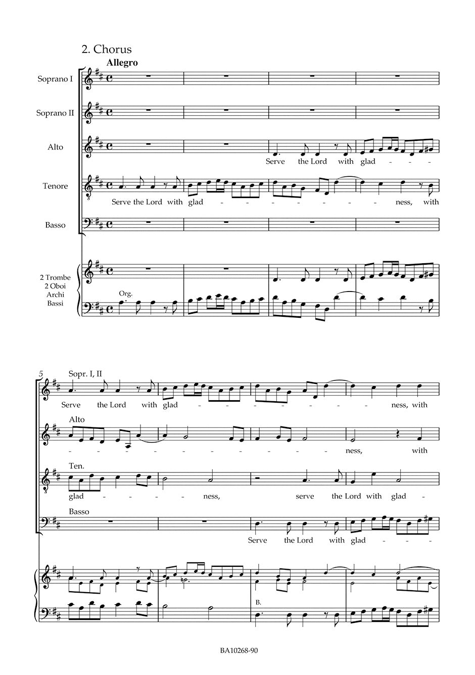 声楽/コーラス/ヘンデル:ユトレヒトの和の祝典のためのジュビラーテ HWV 279