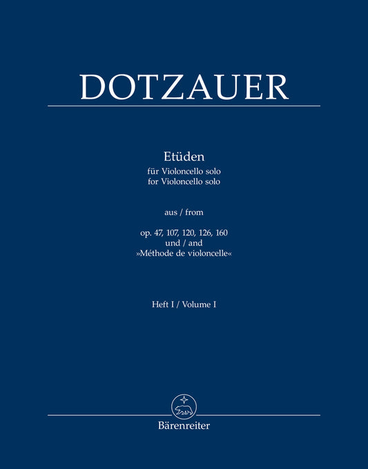 ドッツァウアー:チェロ独奏のためのエチュード