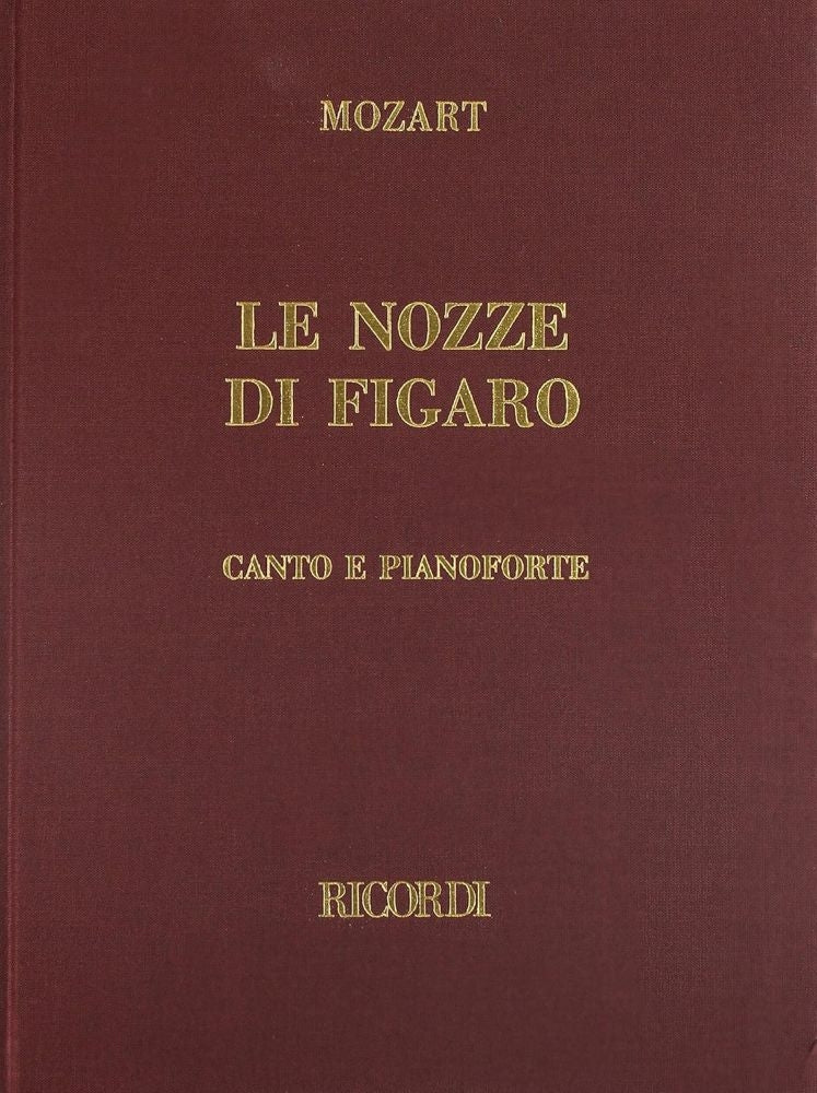 モーツァルト:フィガロの結婚:イタリア語歌詞テキスト付き