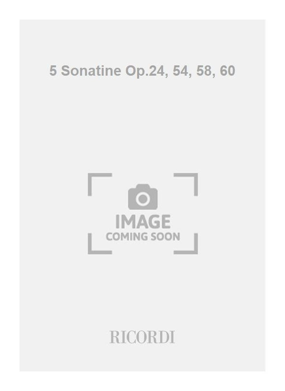 Anton Diabelli:5 Sonatine Op.24, 54, 58, 60