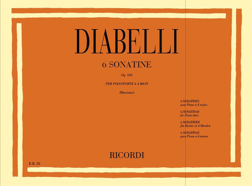 Anton Diabelli:6 Sonatine Op. 163