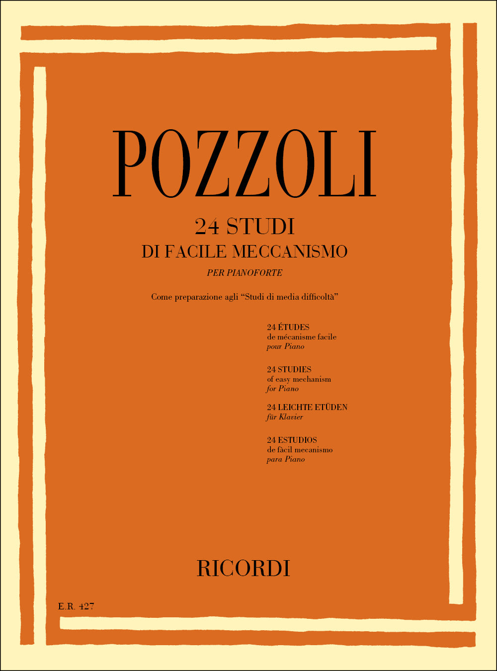 Ettore Pozzoli:24 Studi Di Facile Meccanismo